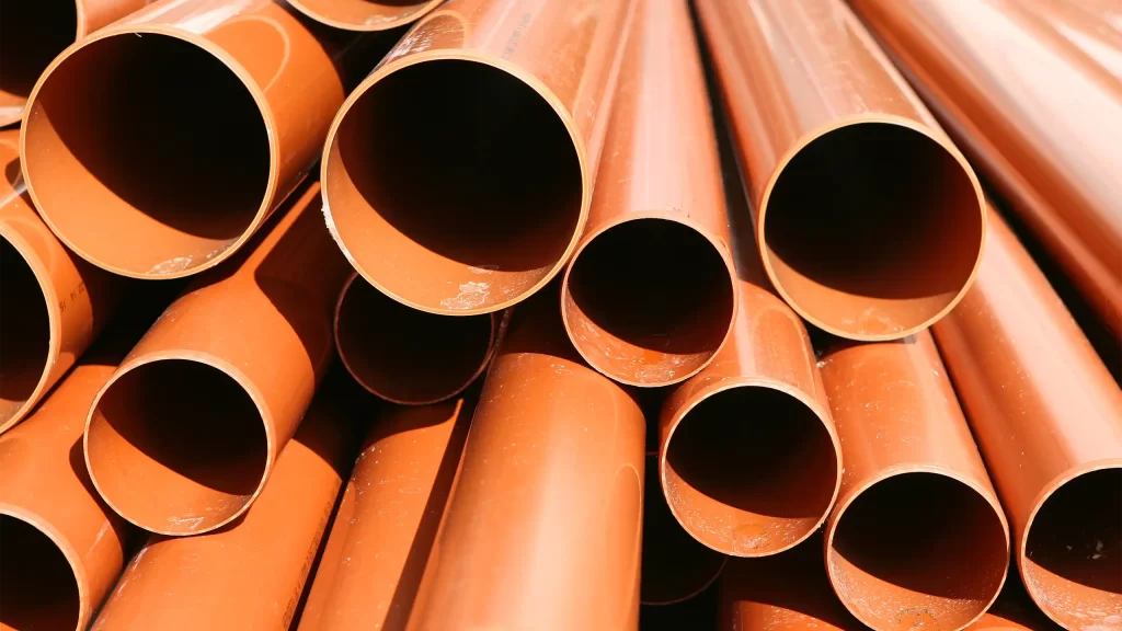 Tubi in PVC arancioni